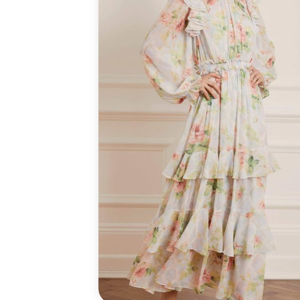 NEEDLE & THREAD ABIGAIL ROSE GOWN, NWT SIZE 14